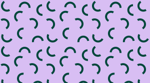 Surface Pattern, violet background with half circles